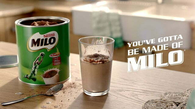 contoh iklan susu milo