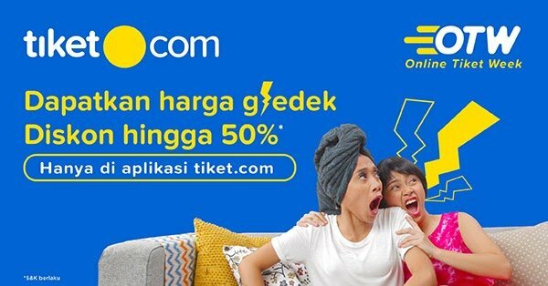 contoh iklan tiket pesawat