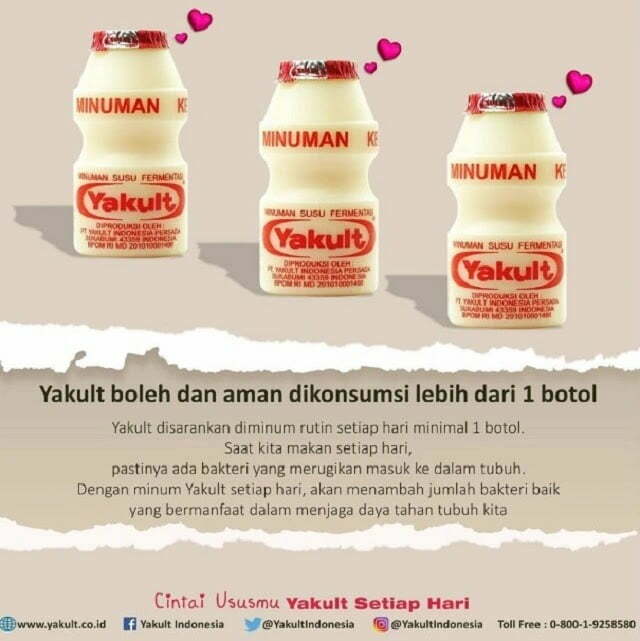 contoh kalimat promosi iklan yakult