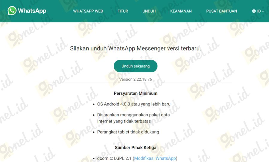 cara mengunduh whatsapp kadaluarsa