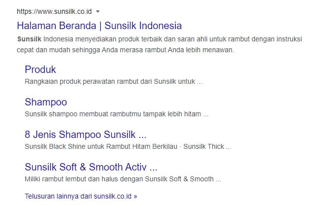 contoh iklan shampo sunsilk