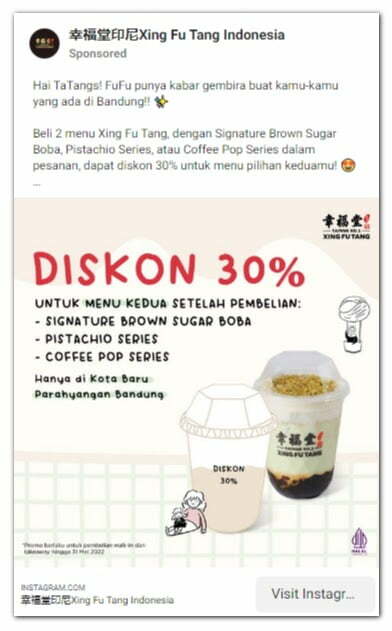 kata kata untuk minuman boba