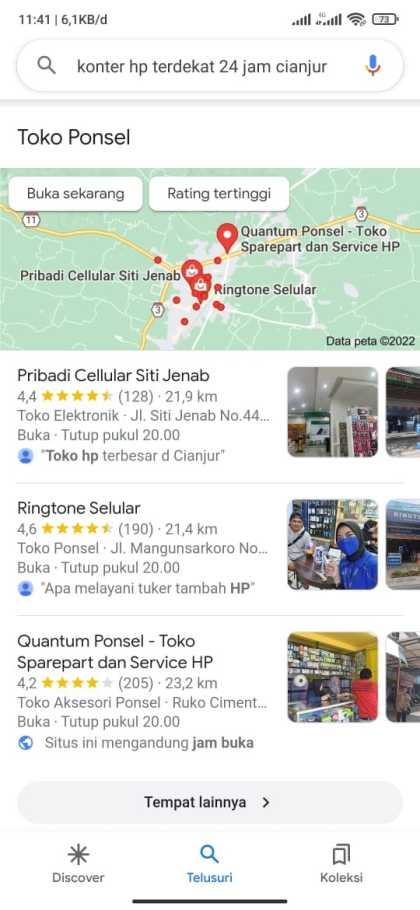 toko handphone terdekat