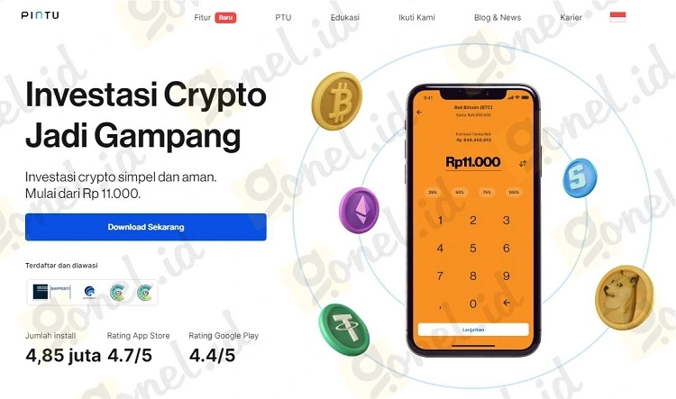 pintu aplikasi jual beli crypto terpercaya di indonesia