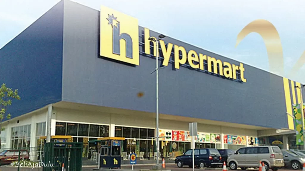 Hypermart adalah salah satu contoh bisnis retail besar di Indonesia