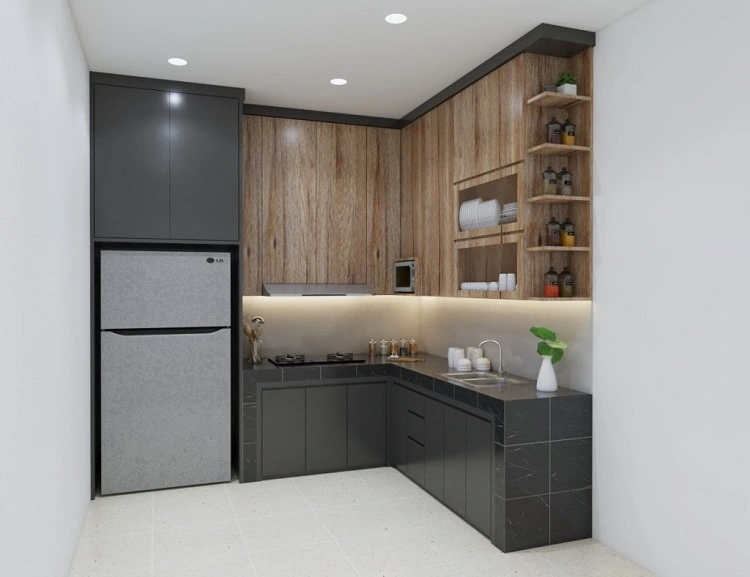 desain kitchen set minimalis