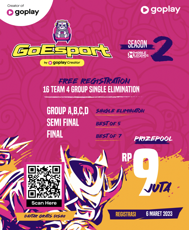 Serunya Menyaksikan Pertandingan GoEsport by GoPlay Creator Season 2